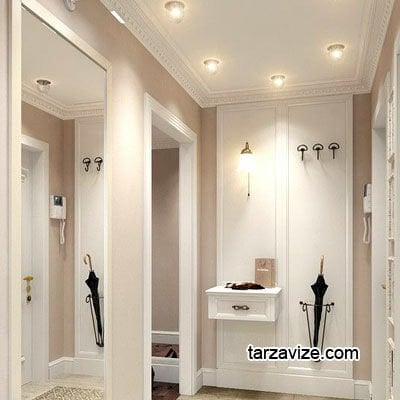 Tarzavize Sıva Altı Dekoratif Kristal Cam Led Spot Armatür Beyaz-Günışığı Işık