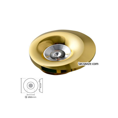 Tarzavize TRZ4026 Sıva Altı Dekoratif Gold Led Spot Armatür Beyaz-Günışığı Işık