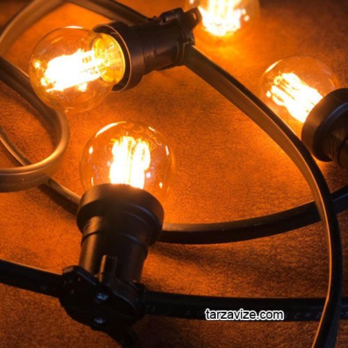 Edison Dekoratif Led Rustik Top Ampul 6 Watt E27 Duy, Top Ampul Modeli