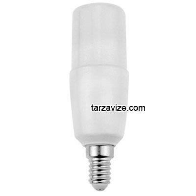 Marketcik Stick 9 Watt Led Ampul Beyaz Işık E14 Duy