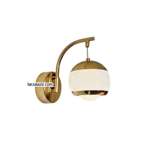 Tarzavize Milas Dekoratif Gold Led Duvar Aplik