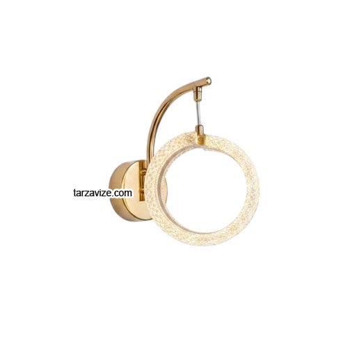 Tarzavize Side Dekoratif Gold Led Duvar Aplik