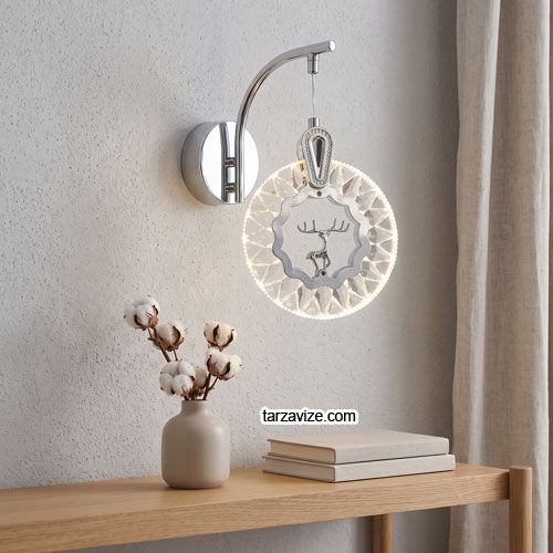 Tarzavize Alaska Dekoratif Krom Led Duvar Aplik