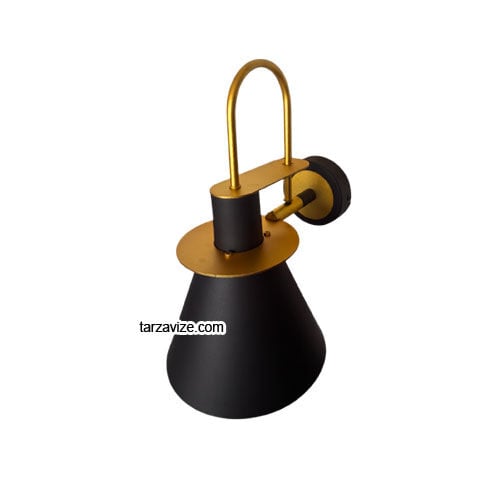 Retro Modern Siyah Gold Dekoratif Duvar Apliği TRZ3477
