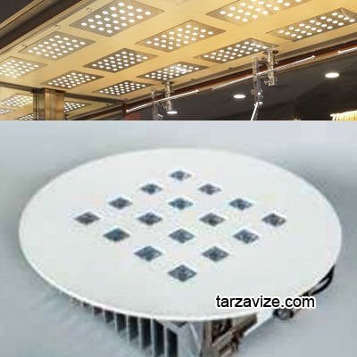 Tarzavize 54 Watt Yuvarlak Kuyumcu Vitrin Led Aydınlatma Günışığı Işık