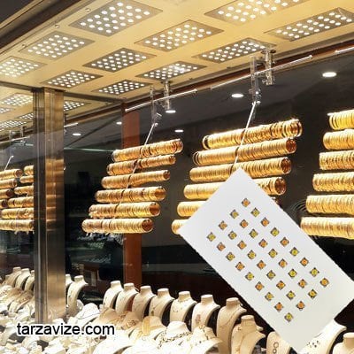 Tarzavize 36 Watt Dikdörtgen Kuyumcu Vitrin Led Aydınlatma Günışığı Işık