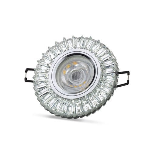 Noas Hermes YL65-1641 Sıva Altı Dekoratif Kristal Cam Led Spot Armatür Beyaz-Günışığı Işık