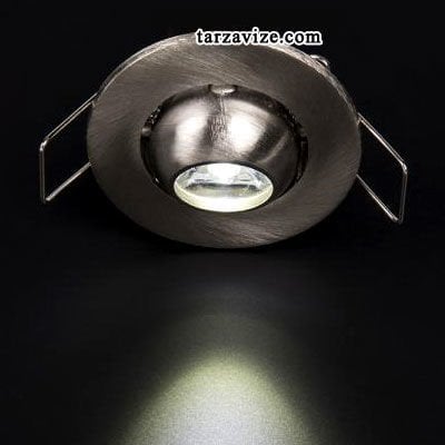 Tarzavize 1 Watt Manda Gözü Led Spot Armatür Beyaz Işık