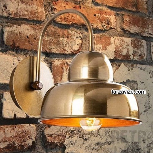 Dekoratif Eskitme Retro Tarz Duvar Aplik