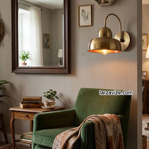 Tarzavize TRZ213-205-3 Dekoratif Eskitme Retro Tarz Duvar Aplik