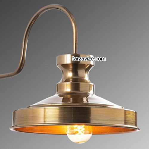 Tarzavize TRZ213-206-2 Dekoratif Eskitme Retro Tarz Duvar Aplik
