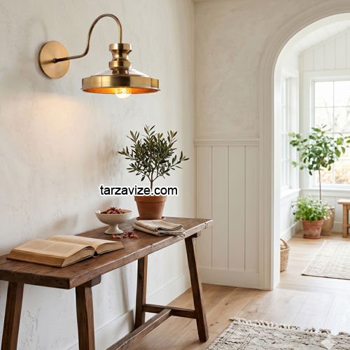 Tarzavize TRZ213-206-2 Dekoratif Eskitme Retro Tarz Duvar Aplik