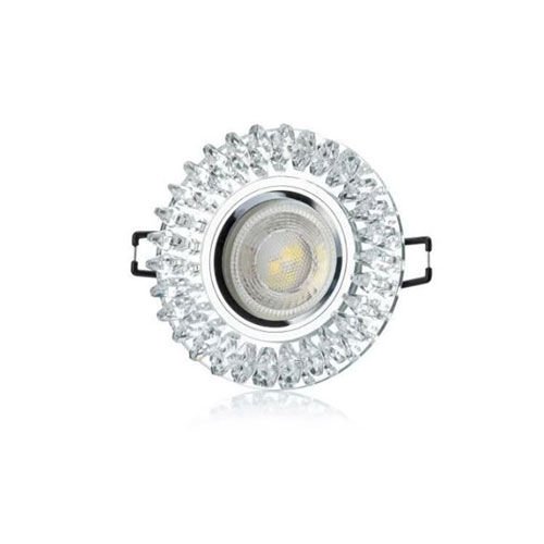 Cata CT-6569 Menekşe Sıva Altı Dekoratif Kristal Cam Led Spot Armatür Beyaz-Günışığı Işık