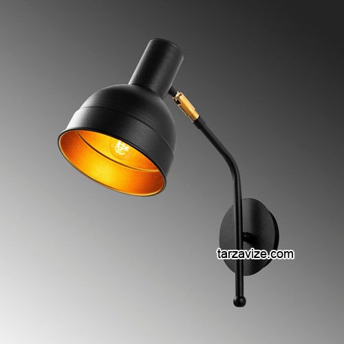 Dekoratif Siyah Retro Tarz Duvar Aplik