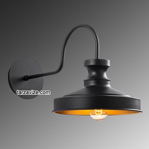 Dekoratif Siyah Retro Tarz Duvar Aplik