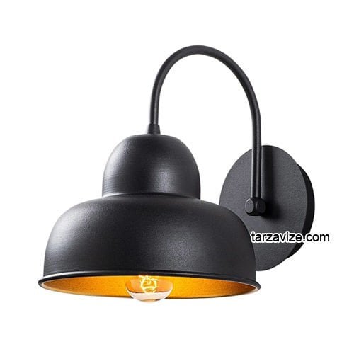 Dekoratif Siyah Retro Tarz Duvar Aplik