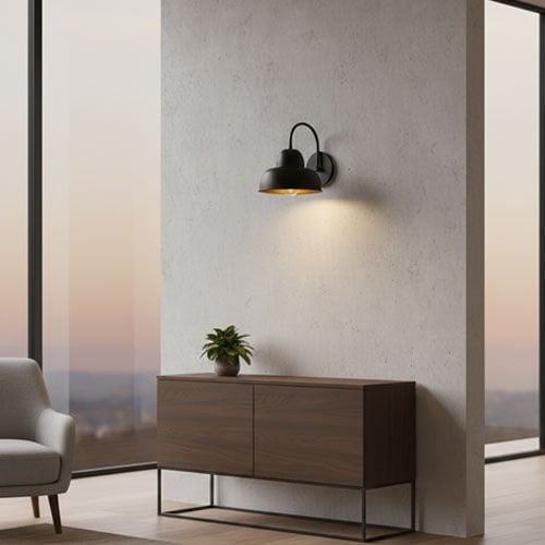 Dekoratif Siyah Retro Tarz Duvar Aplik