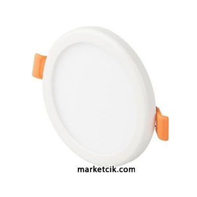 Cata CT-5646 9 Watt Sıva Altı Yuvarlak Slim Led Panel Armatür Günışığı-Beyaz Işık Ayarlanabilir Montajlı Beyaz