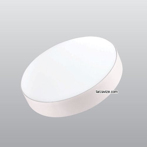 Ack 36 Watt Sıva Üstü Yuvarlak Beyaz Kasa Led Panel Armatür