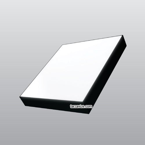 Ack 18 Watt Sıva Üstü Kare Siyah Kasa Led Panel Armatür