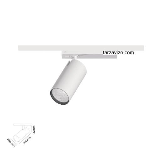 Tarzavize 20-30 Watt Led Ray Spot Armatür TRZ2332