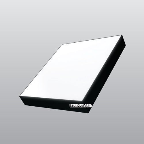 Ack 36 Watt Sıva Üstü Kare Siyah Kasa Led Panel Armatür