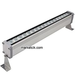 Marketcik 50cm 18 Watt Led Wallwasher Duvar Boyama Aydınlatma Armatürü, Beyaz-Günışığı-Mavi-Kırmızı-Yeşil-Amber-RGB Işık Mavi