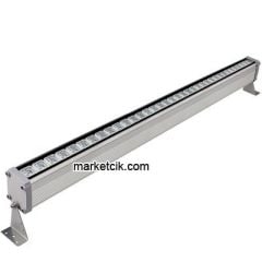 Marketcik 100cm 36 Watt Led Wallwasher Duvar Boyama Aydınlatma Armatürü, Beyaz-Günışığı-Mavi-Kırmızı-Yeşil-Amber-RGB Işık Gün ışığı