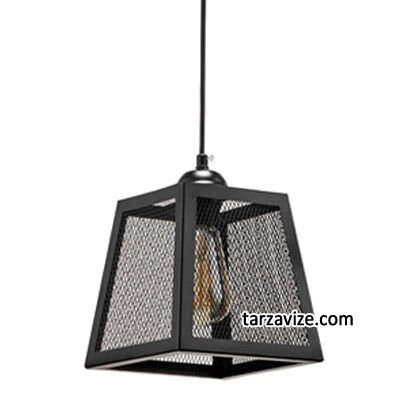 Cata CT-8312 Izgaralı Dekoratif Siyah Tekli Retro Modern Tarz Avize