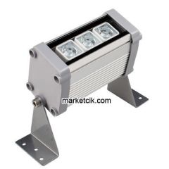 Marketcik 10cm 3 Watt Led Wallwasher Duvar Boyama Aydınlatma Armatürü, Beyaz-Günışığı-Mavi-Kırmızı-Yeşil-Amber Işık Beyaz