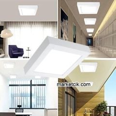 Cata CT-5272 25 Watt Sıva Üstü Kare Led Panel Armatür Günışığı-Beyaz Işık