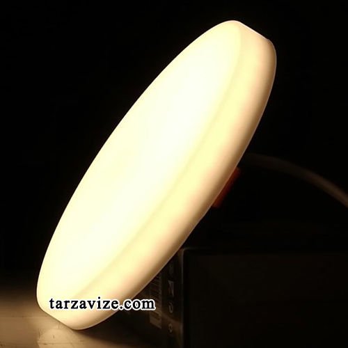 Cata CT-5663 35 Watt Sıva Altı Yuvarlak Çerçevesiz Led Panel Armatür Günışığı-Beyaz Işık Ayarlanabilir Montajlı