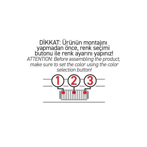 Ack 6 Watt Sıva Altı Yuvarlak Siyah Kasa CCT Led Panel Armatür