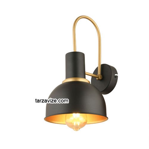 Tarz Avize TAP35 Dekoratif Siyah Retro Modern Duvar Aplik