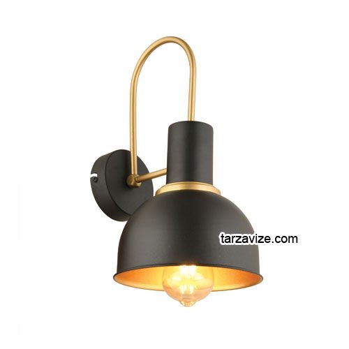 Tarz Avize TAP35 Dekoratif Siyah Retro Modern Duvar Aplik