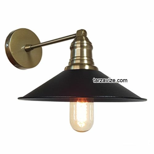 Tarz Avize TAP38 Dekoratif Siyah Retro Modern Duvar Aplik