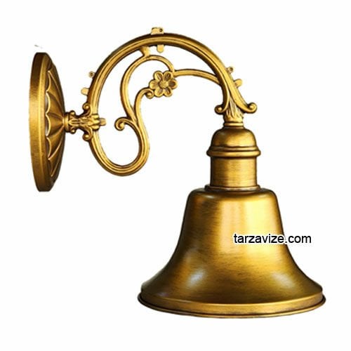 Tarz Avize TAP40 Dekoratif Sarı Eskitme Retro Modern Duvar Aplik