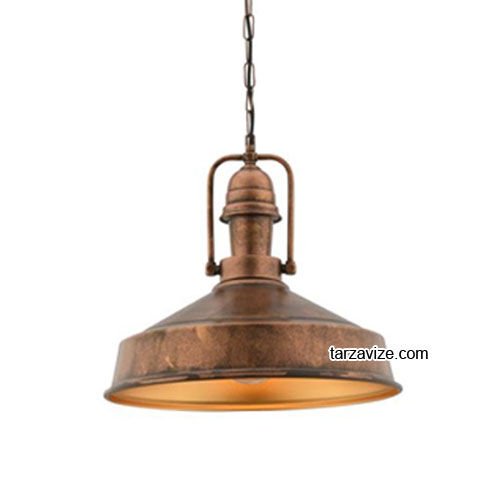 Tarzavize TRTA110 Dekoratif Eskitme Tekli Retro Modern Sarkıt Avize