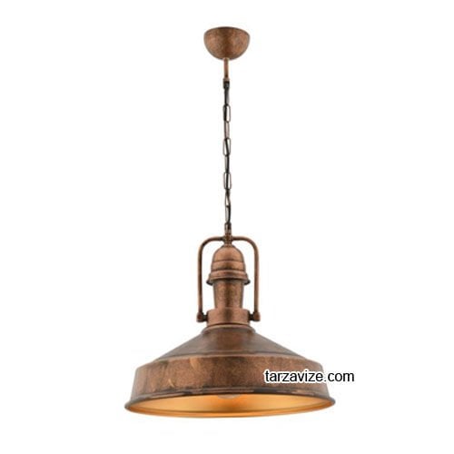 Tarzavize TRTA110 Dekoratif Eskitme Tekli Retro Modern Sarkıt Avize