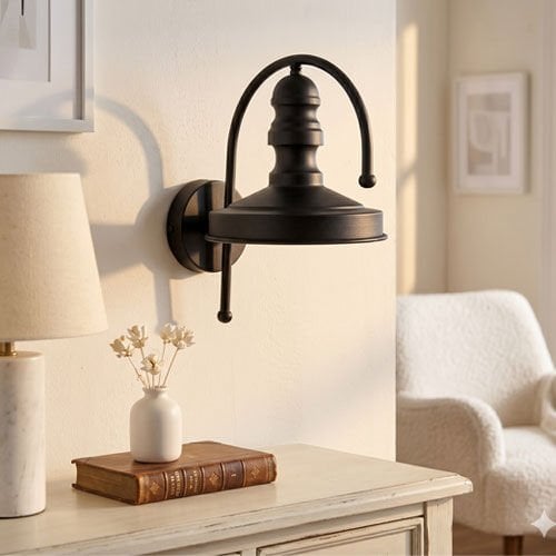 Tarz Avize TRTA102 Dekoratif Siyah Retro Modern Duvar Aplik