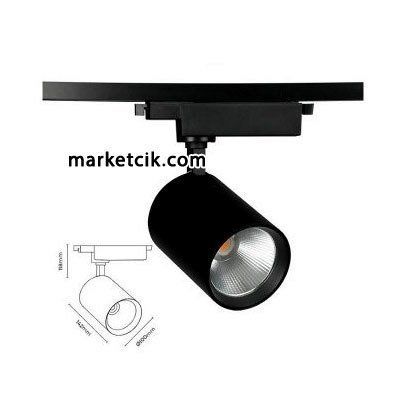 Marketcik 30 Watt Led Ray Spot Armatür Beyaz ve Günışığı Işık Osram-Samsung Led Gün ışığı