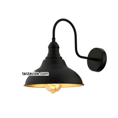 Tarz Avize TRTA101 Dekoratif Siyah Retro Modern Duvar Aplik