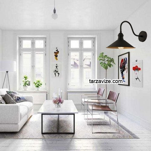 Tarz Avize TRTA102 Dekoratif Siyah Retro Modern Duvar Aplik