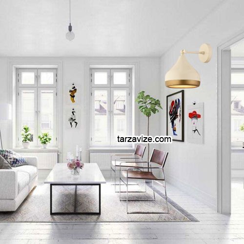 Tarz Avize TRTA113-105 Dekoratif Beyaz Retro Modern Duvar Aplik