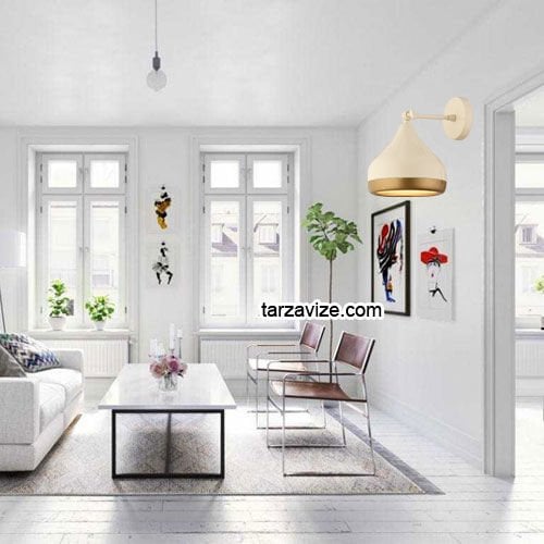 Tarz Avize TRTA113-105 Dekoratif Beyaz Retro Modern Duvar Aplik