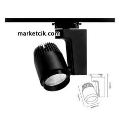 Marketcik 40 Watt Led Ray Spot Armatür Beyaz ve Günışığı Işık Osram-Samsung Led Gün ışığı
