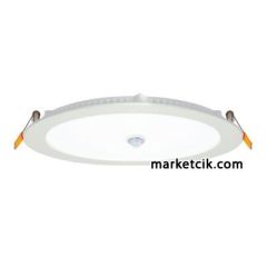 Pelsan-Tio 18 Watt Sıva Üstü Yuvarlak Slim Sensörlü Led Armatür Günışığı-Beyaz Işık Beyaz Işık