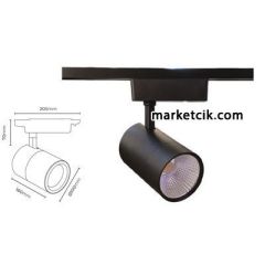 Marketcik 41 Watt Led Ray Spot Armatür Beyaz ve Günışığı Işık Osram-Samsung Led Gün ışığı