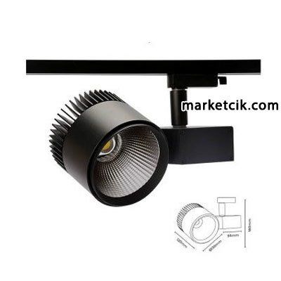 Marketcik 41 Watt Led Ray Spot Armatür Beyaz ve Günışığı Işık Osram-Samsung Led Beyaz