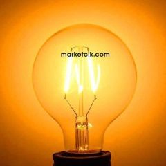 Edison Dekoratif Rustik G120 Led Glop Ampul 6 Watt E27 Duy, G120 Glop Ampul Modeli 12cm